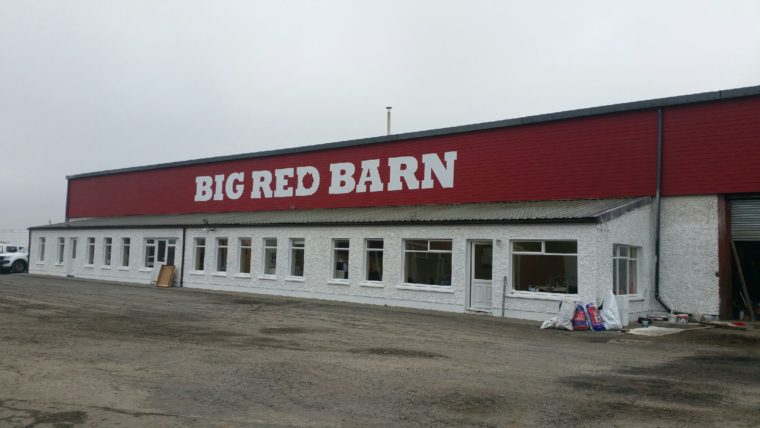 External Signage 3d Shopfront Letters Big Red Barn Mayo Ireland