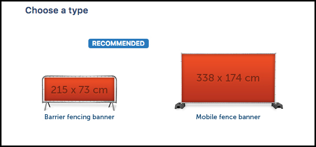 Signwest - Sign Suppliers Ireland - Standard Fence Banners Ireland